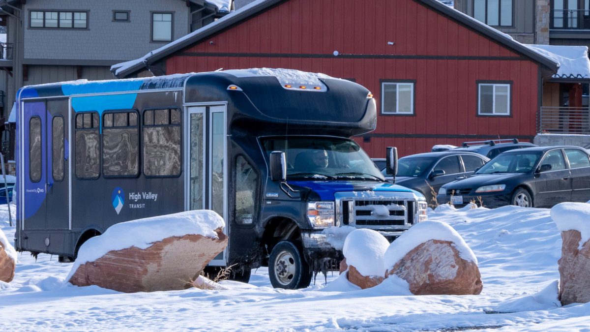 High Valley Transit leaving Canyons Village.