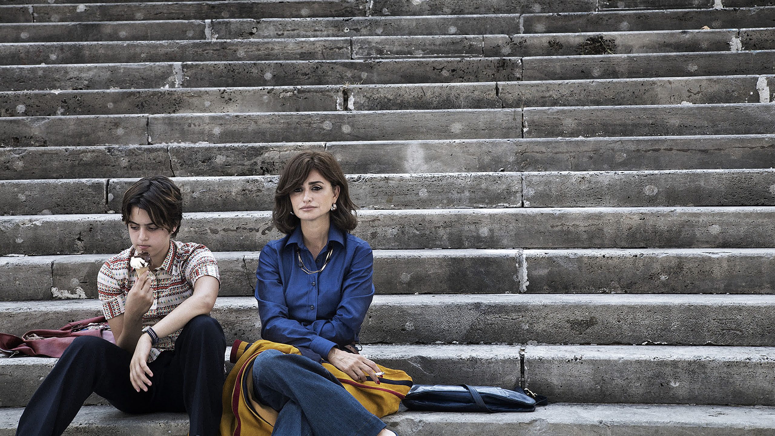 Luana Giuliani and Penelope Cruz appear in L’Immensità by Emanuele Crialese.