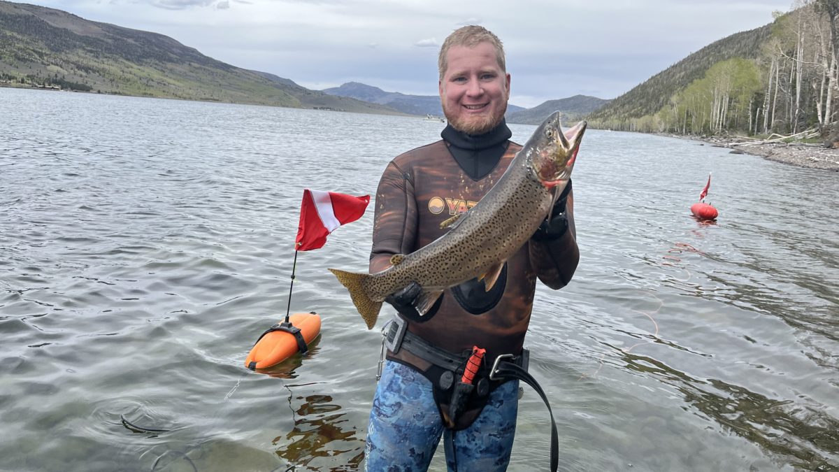 Record Nonnative Cutthroat Trout caught by Ryan Peterson.