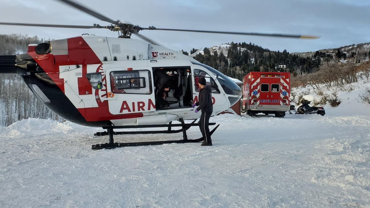 The PCFD and other agencies responded to a medical call in Tollgate Canyon this morning, Dec. 23, 2022.
