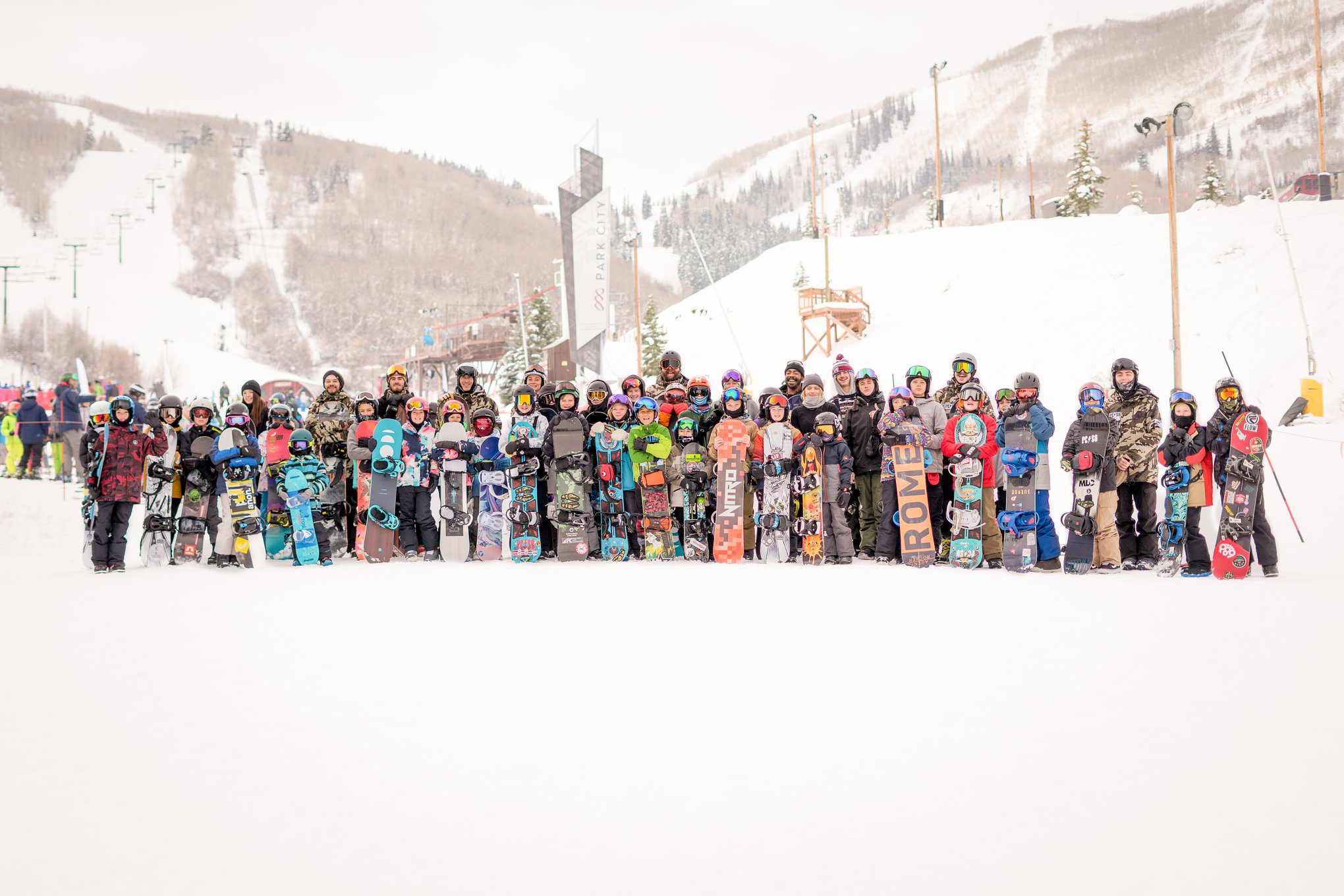 Park City Snowboard Team.