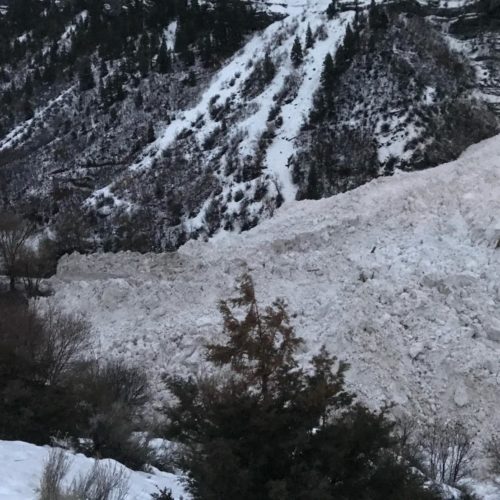 Snapped Avalanche Near Bridal Veil Falls Townlift Park City News Snapped Avalanche Near Bridal Veil Falls Townlift Park City News