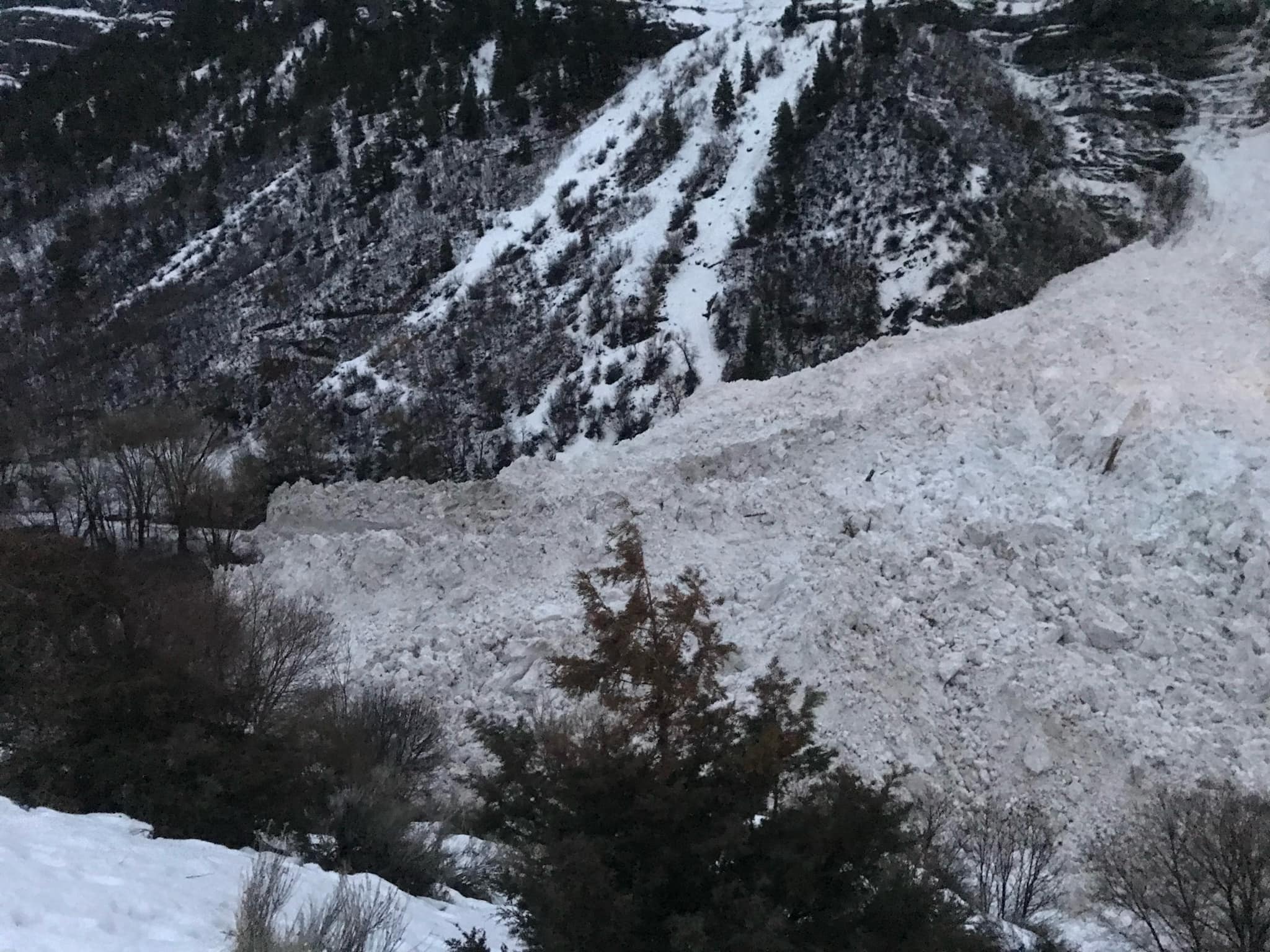 SNAPPED Avalanche near Bridal Veil Falls TownLift, Park City News