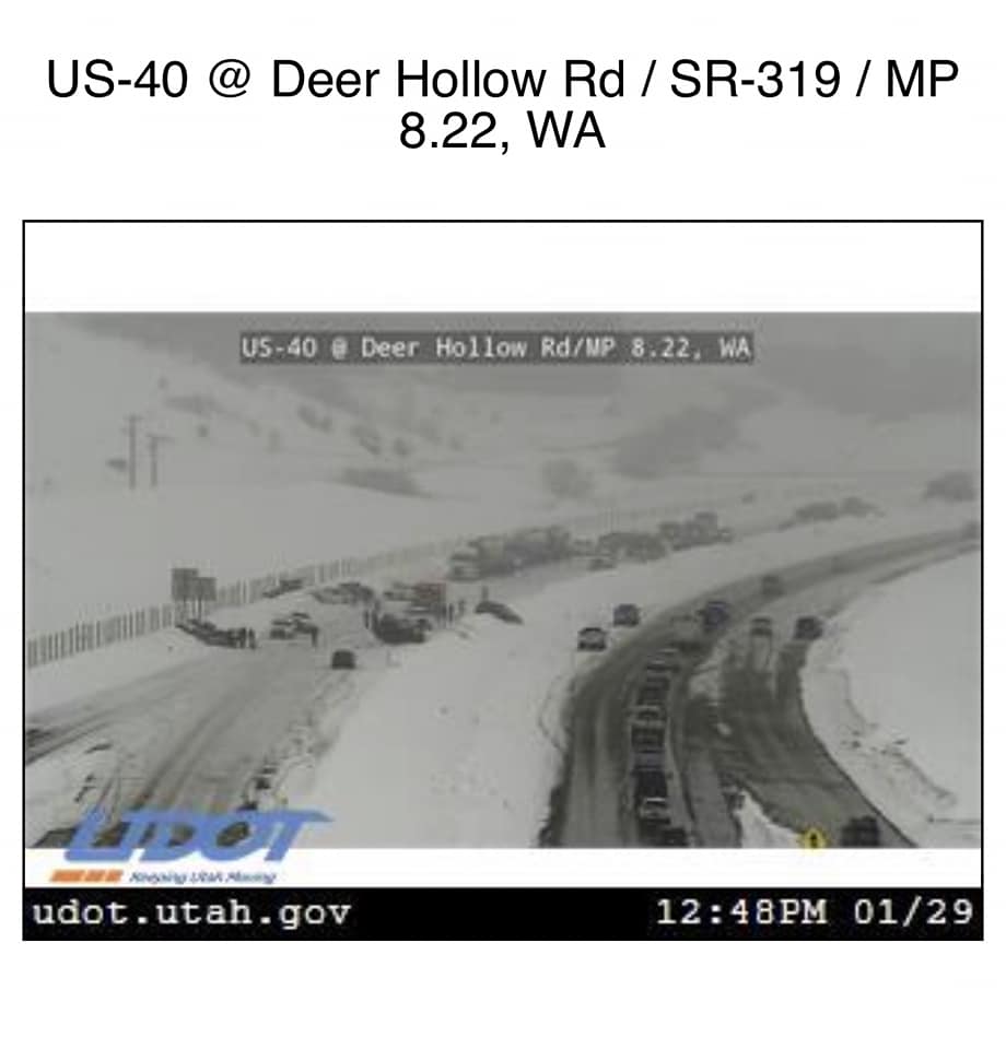 Traffic camera at US-40 at Deer Hollow Road/