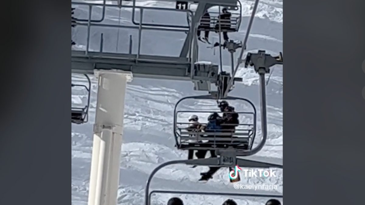Screenshot of the video taken of the altercation that took place on Monday December 26 at Park City Mountain.