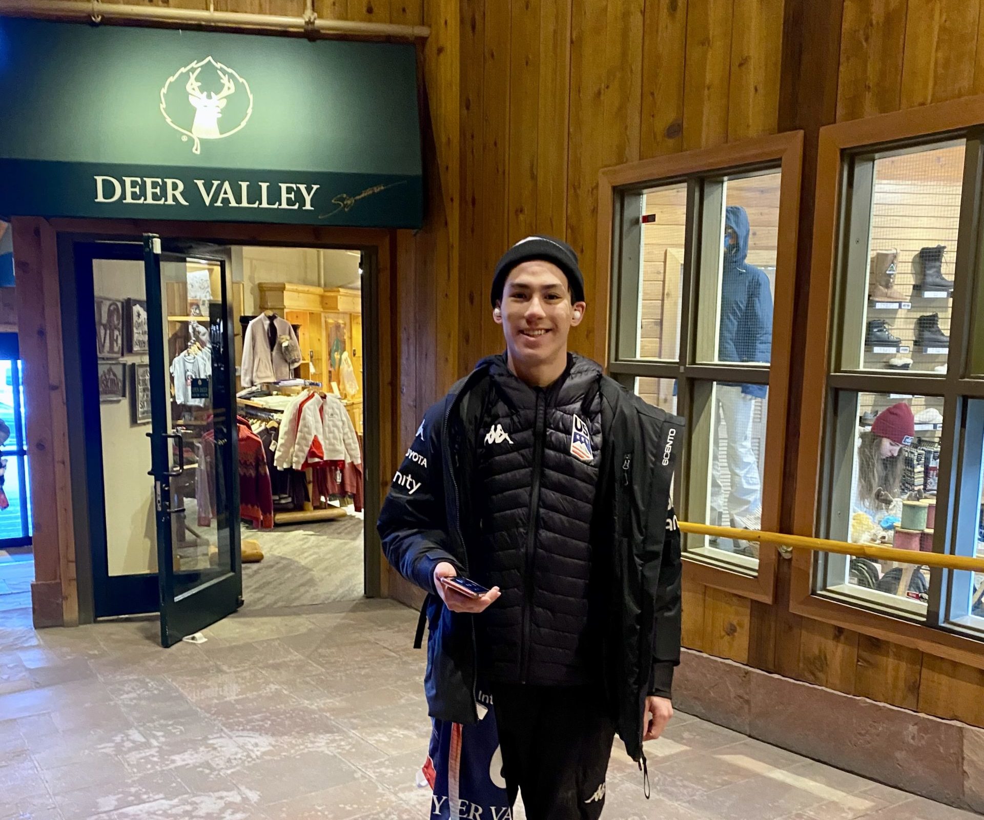 Olympian Cole McDonald training at Deer Valley, his home Hill, for the Moguls World Cup.