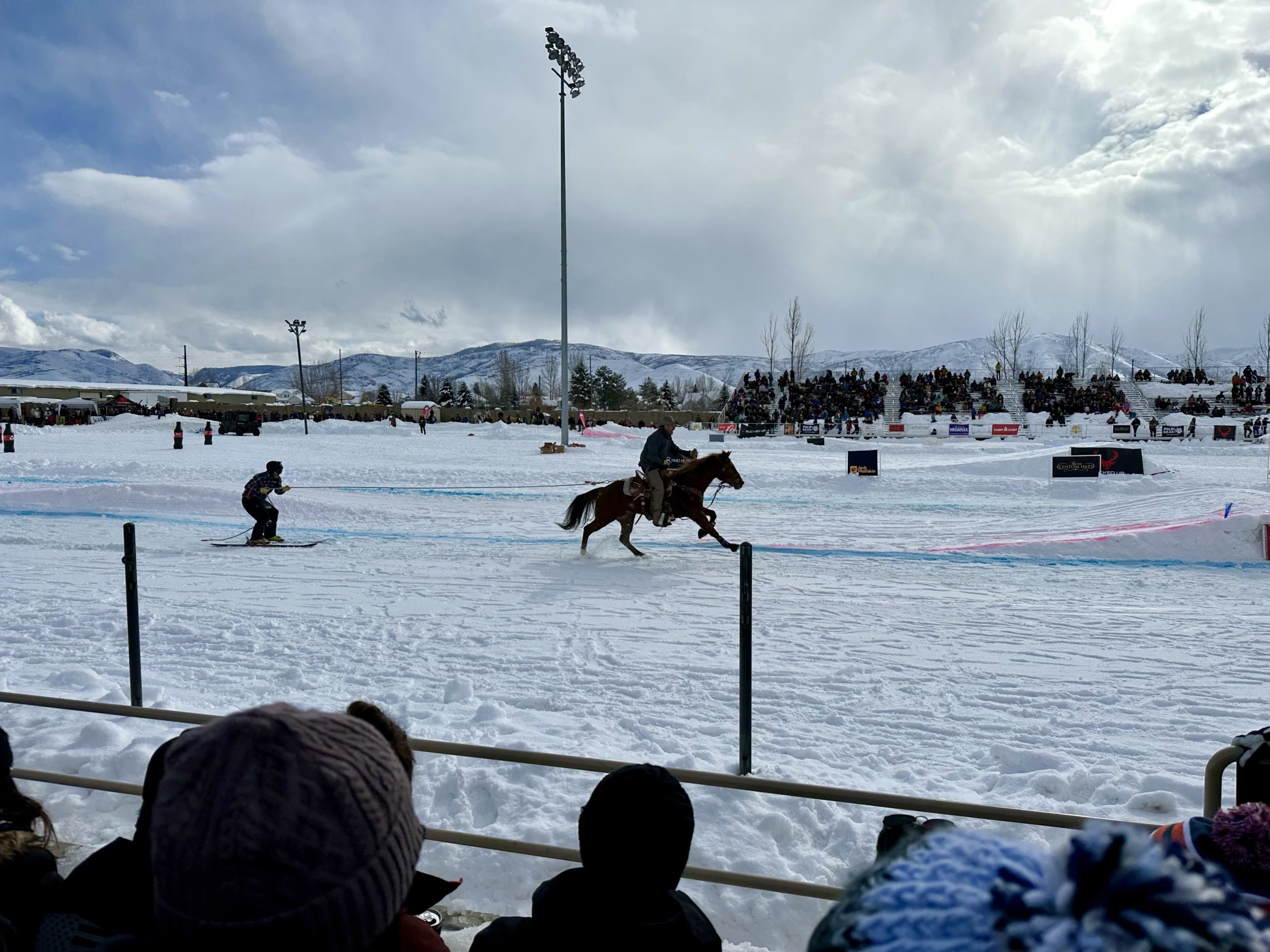 Another successful year for Utah SkiJoring, the crowds endured snow and shine, all for a good time.