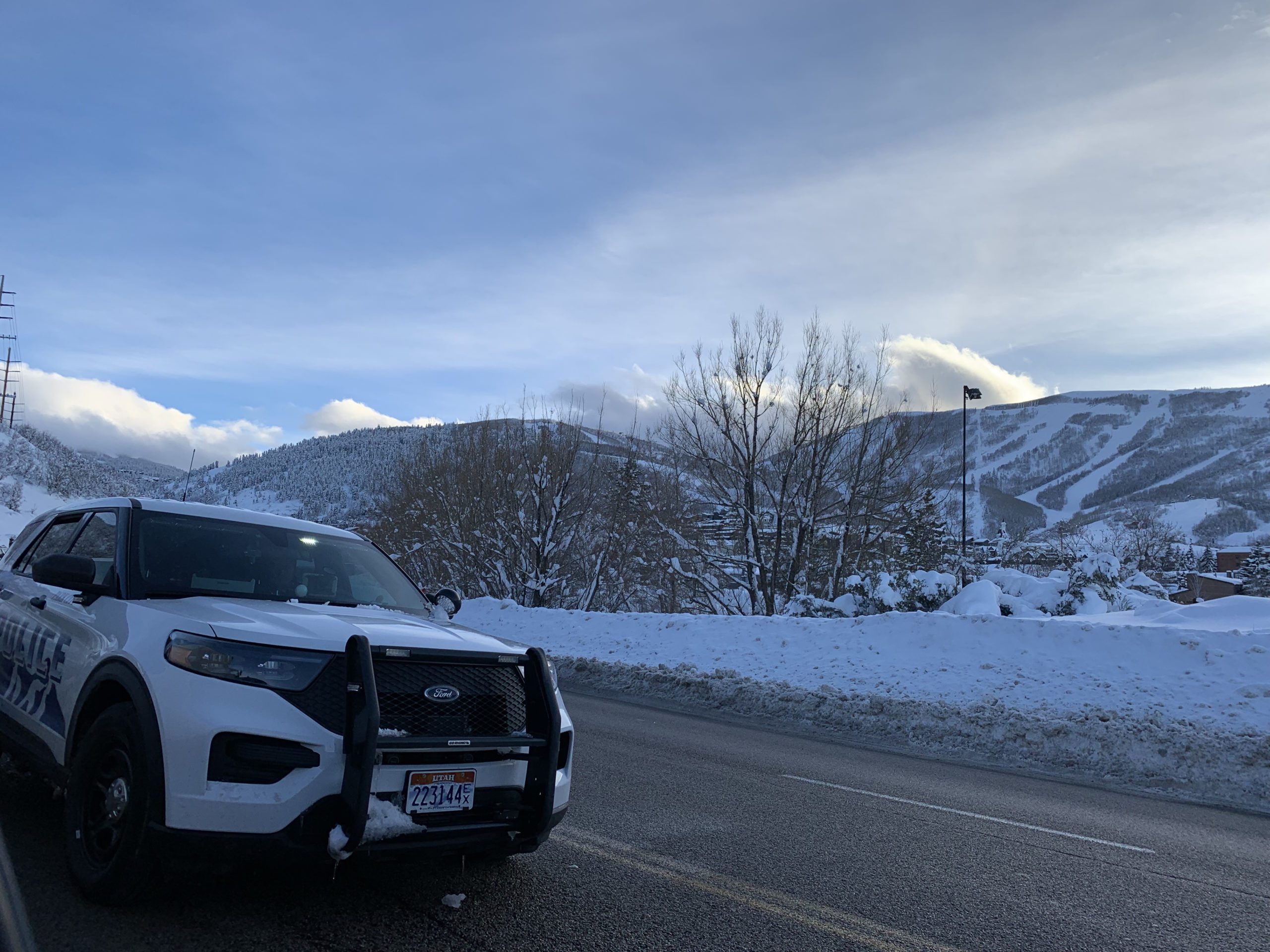 A Park City Police vehicle.