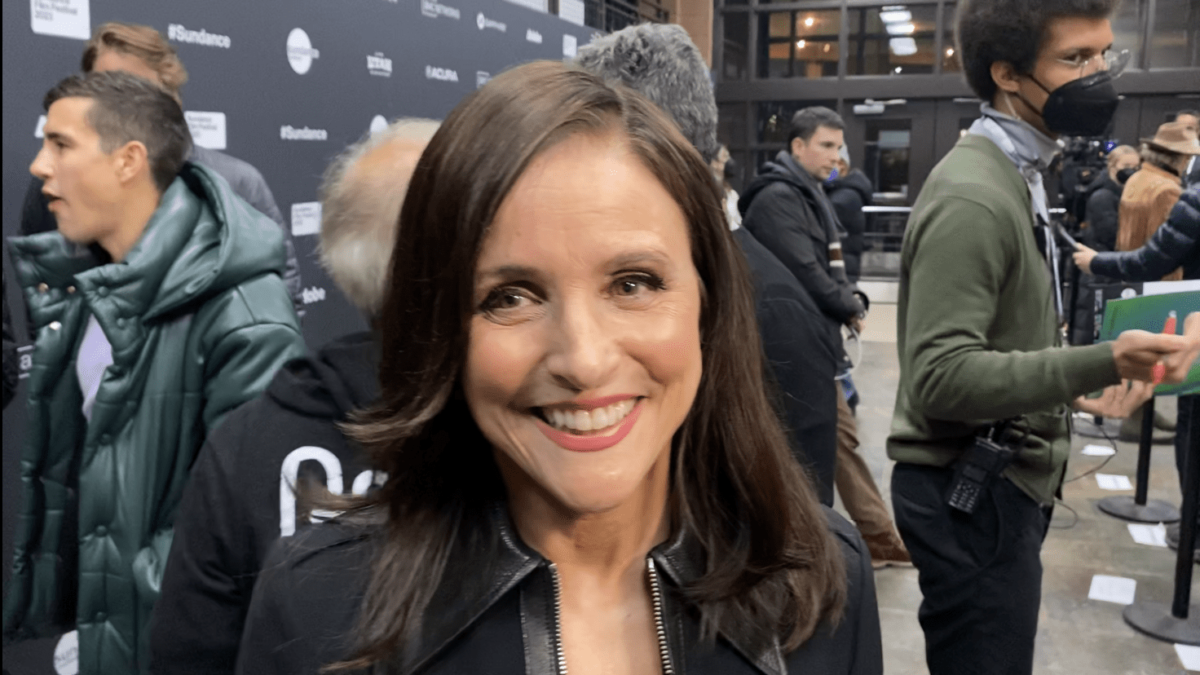 Julia Louis-Dreyfus at the Sundance Film Festival at the Eccles Theater at Park City High School for the premier of her film "You Hurt My Feelings" on Sunday, Jan. 22.