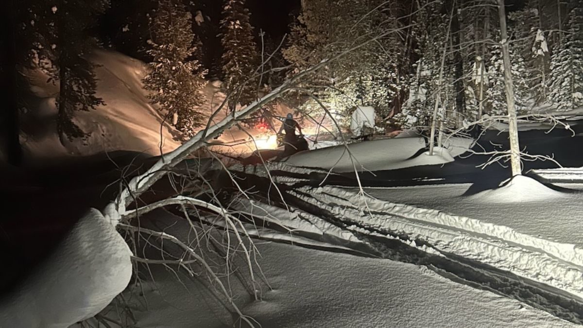 Summit County Search and Rescue teams rescued two snowmobilers who had become stuck in the North Fork area on Sunday, January 15. 