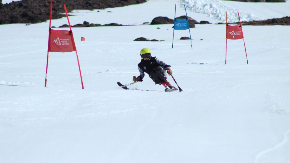 Para alpine skier Saylor O'Brien competes in the upcoming NAC Huntsman Cup, February 1-3.