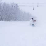 Pow day fun at Park City Mountain after receiving 23 inches of snow in 24 hours. Courtesy of Vail Resorts / Kyler Tingey.
