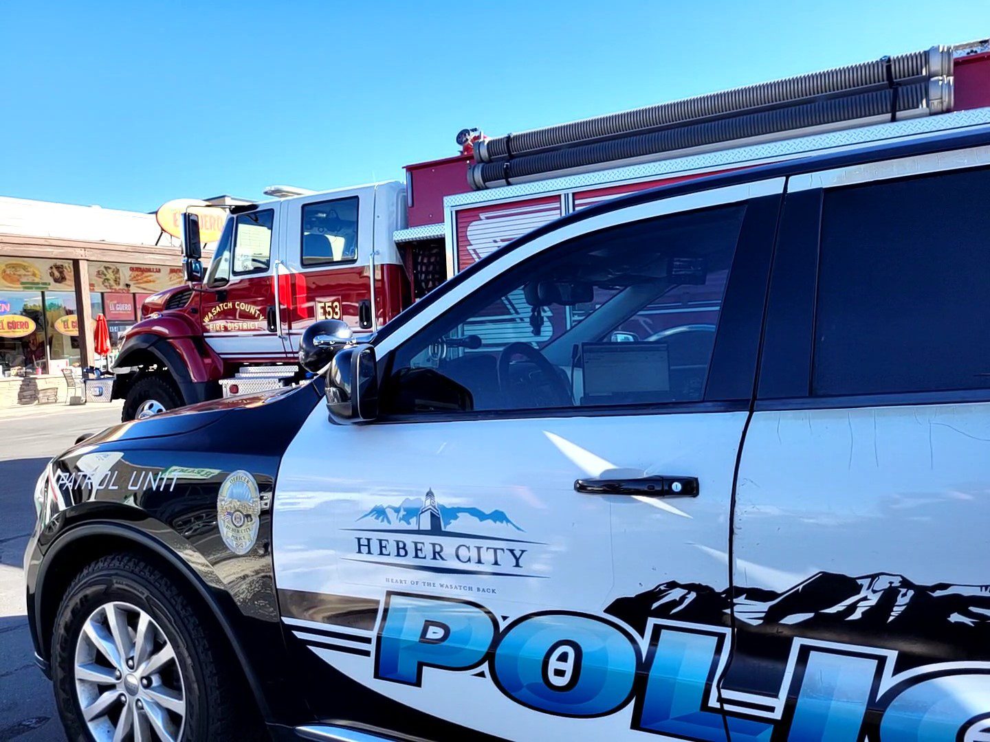 Heber City Police Vehicle.