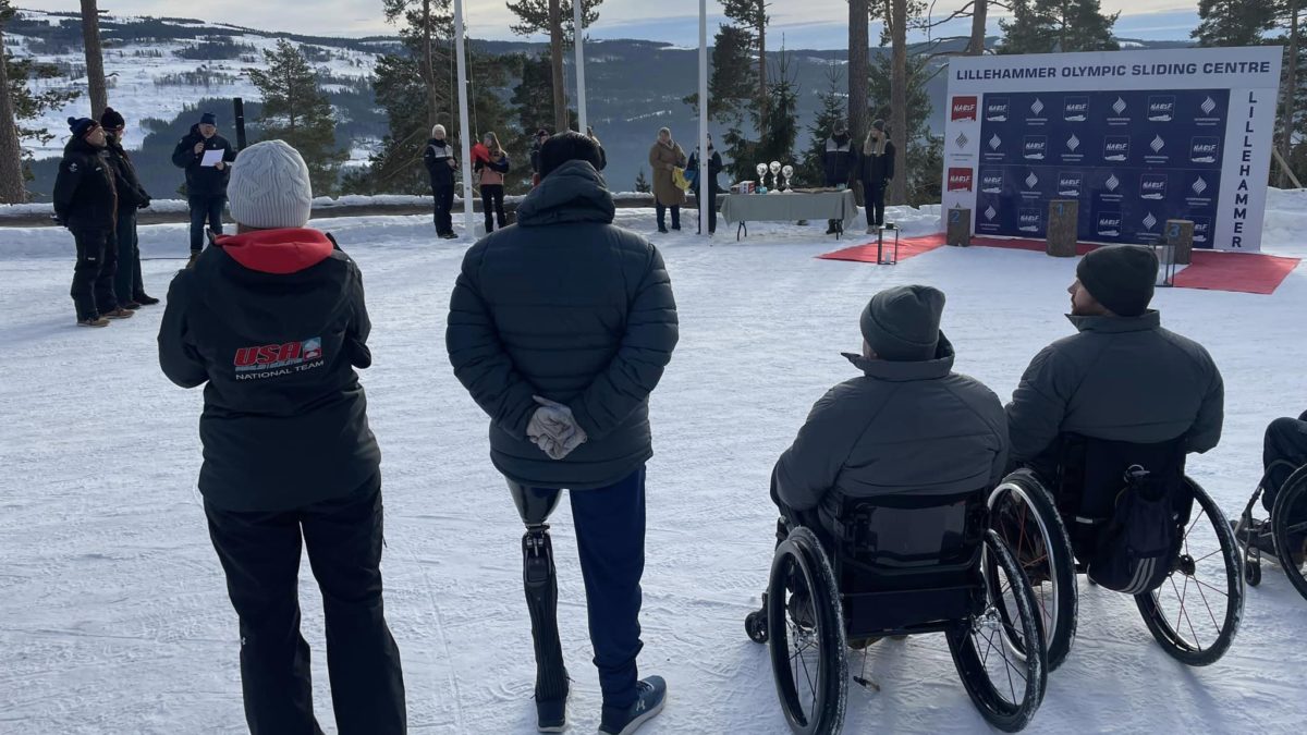 Team USA Para Bobsledding in Lillehammer at the Para World Cup.