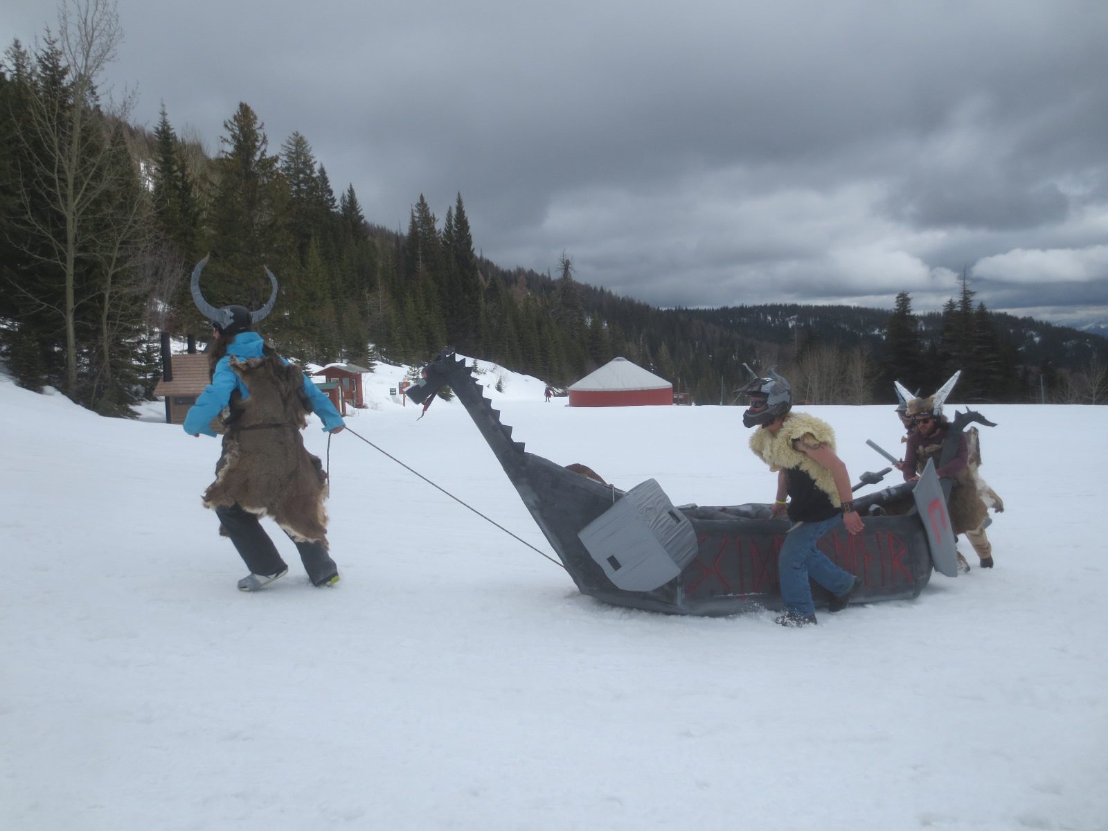 Join in on the fun of Park City's inaugural Cardboard Sled Derby.