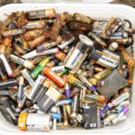 Passively, Recycle Utah collects 2,500 pounds of batteries every other month, which are combed through and sorted by Ellen Sherk's hands. With Recycle Utah, Pale Blue Earth hopes to collect more from the community and keep them out of landfills.