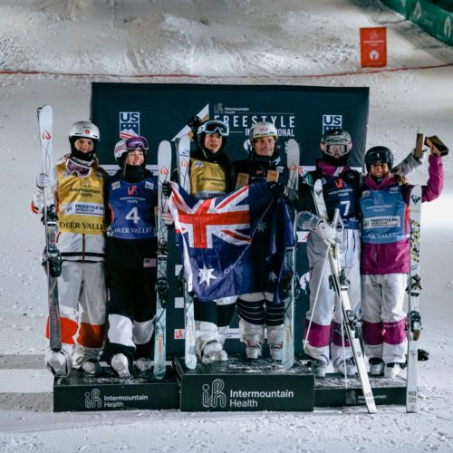 Ski World Cup Day 1 Deer Valley World Cup Moguls, USA's Jaelin Kauf