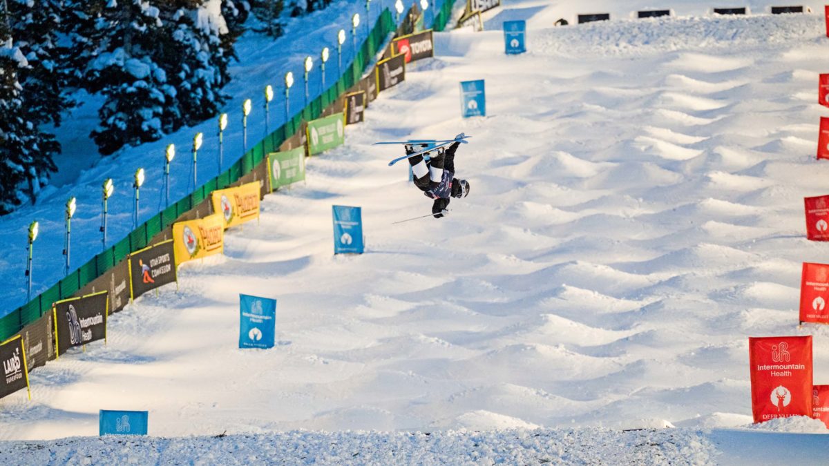 USA skier Dylan Marcellini during qualifying.