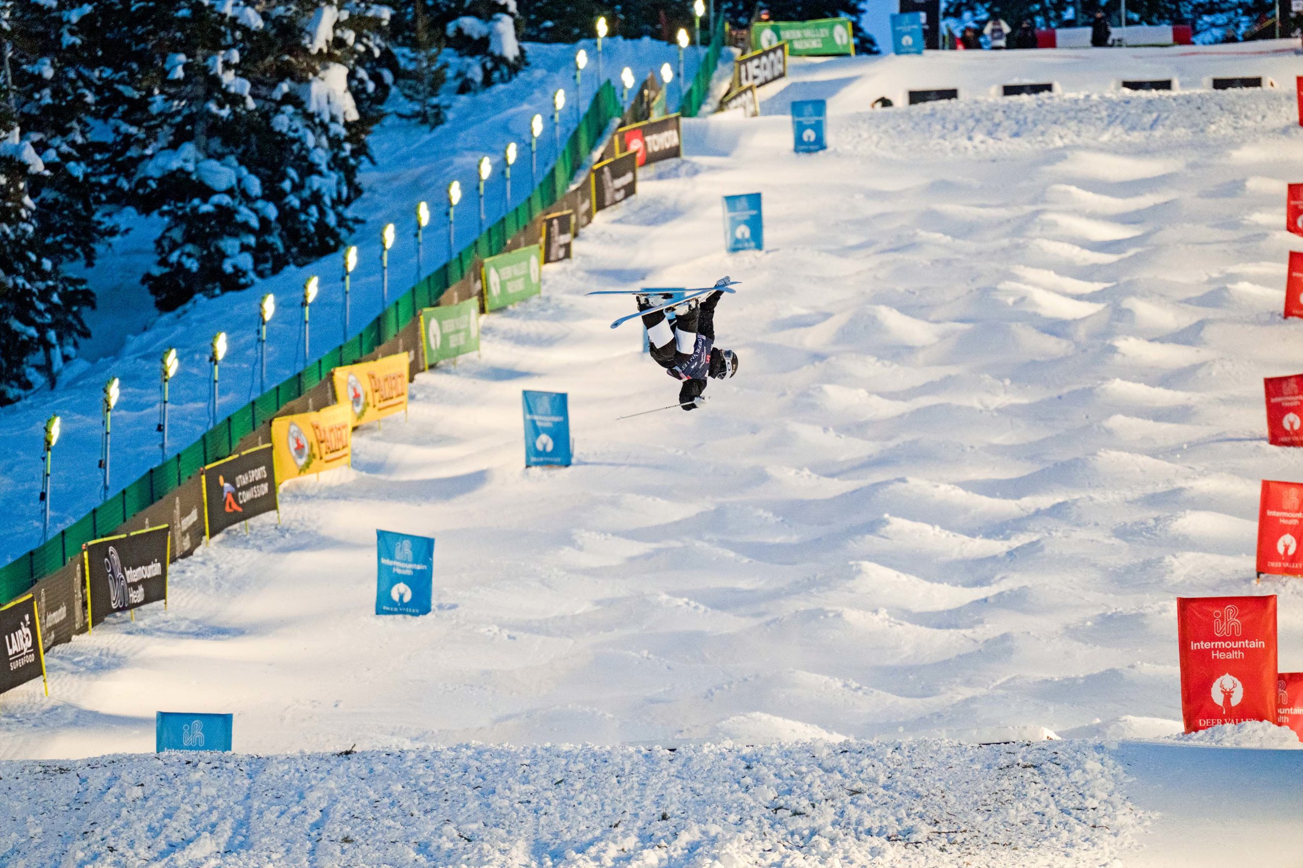 USA skier Dylan Marcellini during qualifying.