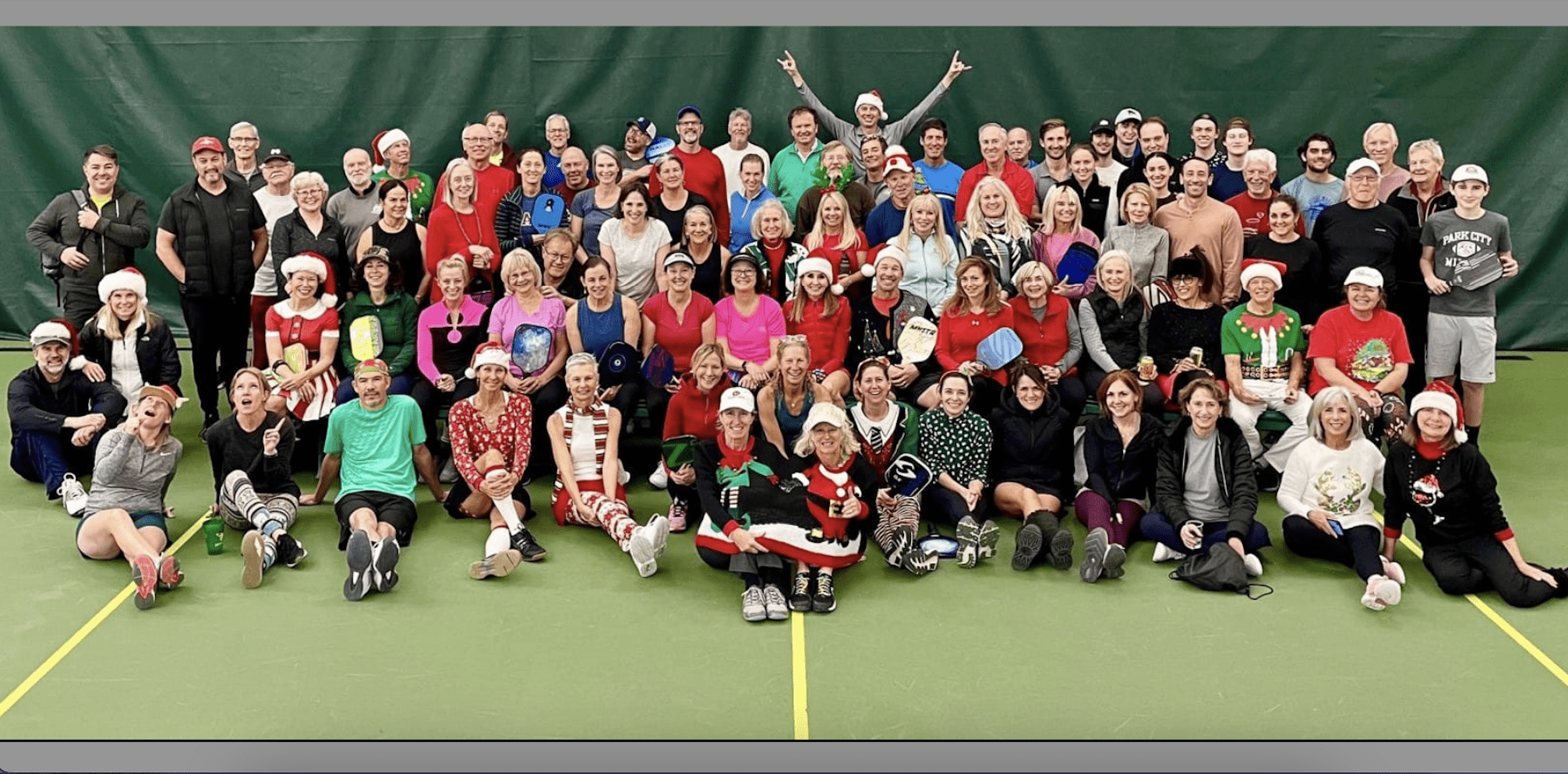 Members of the Park City Pickleball Club.