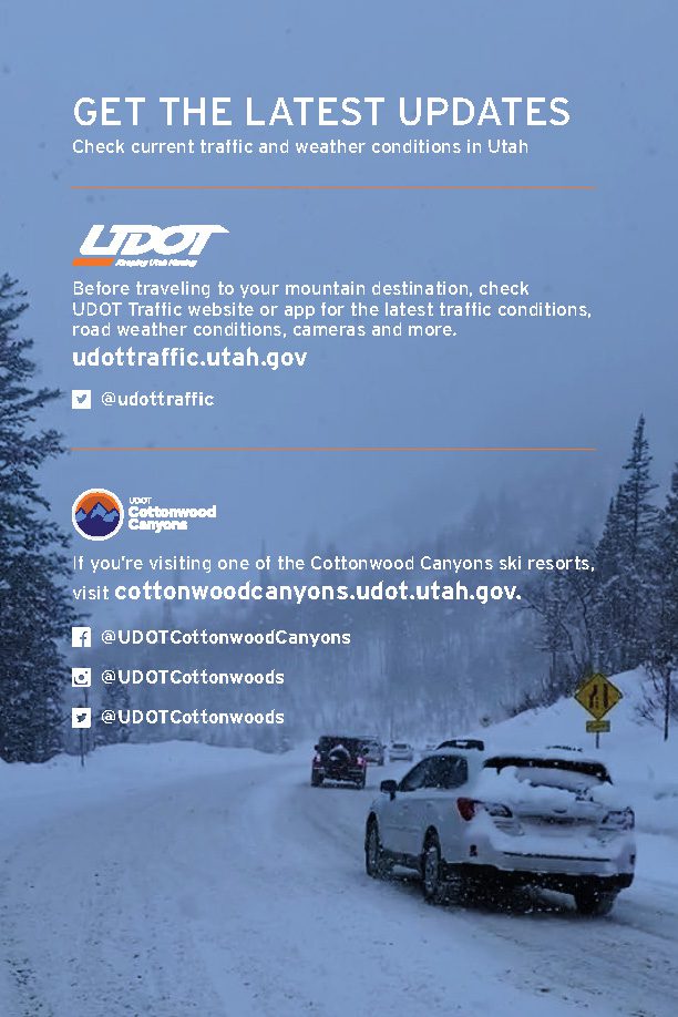 UDOT Winter Travel Brochure page 4.