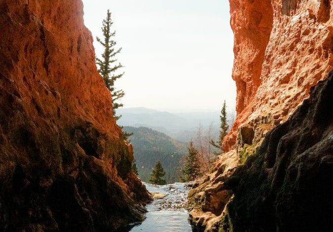 High winds make a Southern Utah waterfall look like cold smoke (see video below).