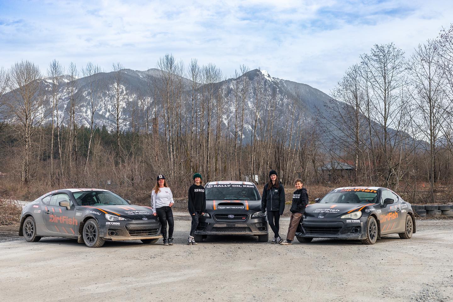 (L-R) Lucy, Kira, Lia, and Mika Block.