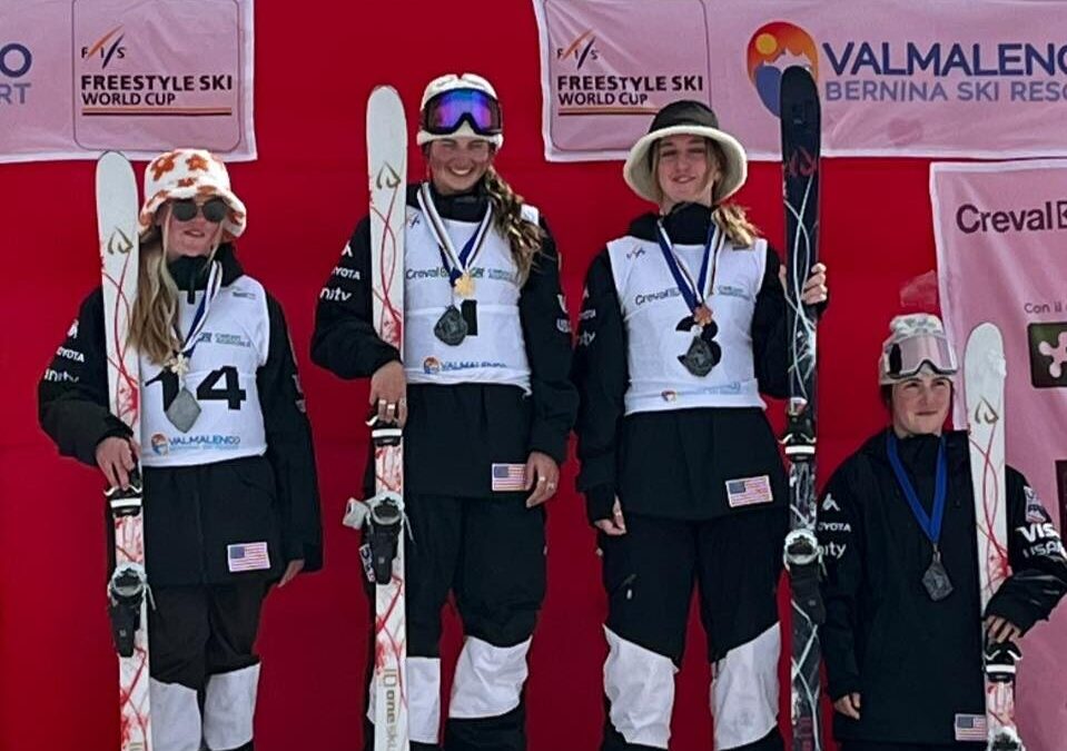 Top four spots taken by Team USA in Italy at Dual Moguls Jr. Worlds.