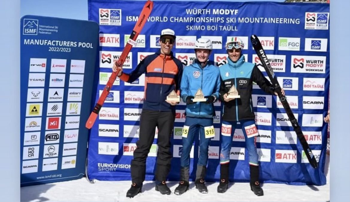 Park City's Griffin Briley wins World Championships in Skimo for U18 in Spain.