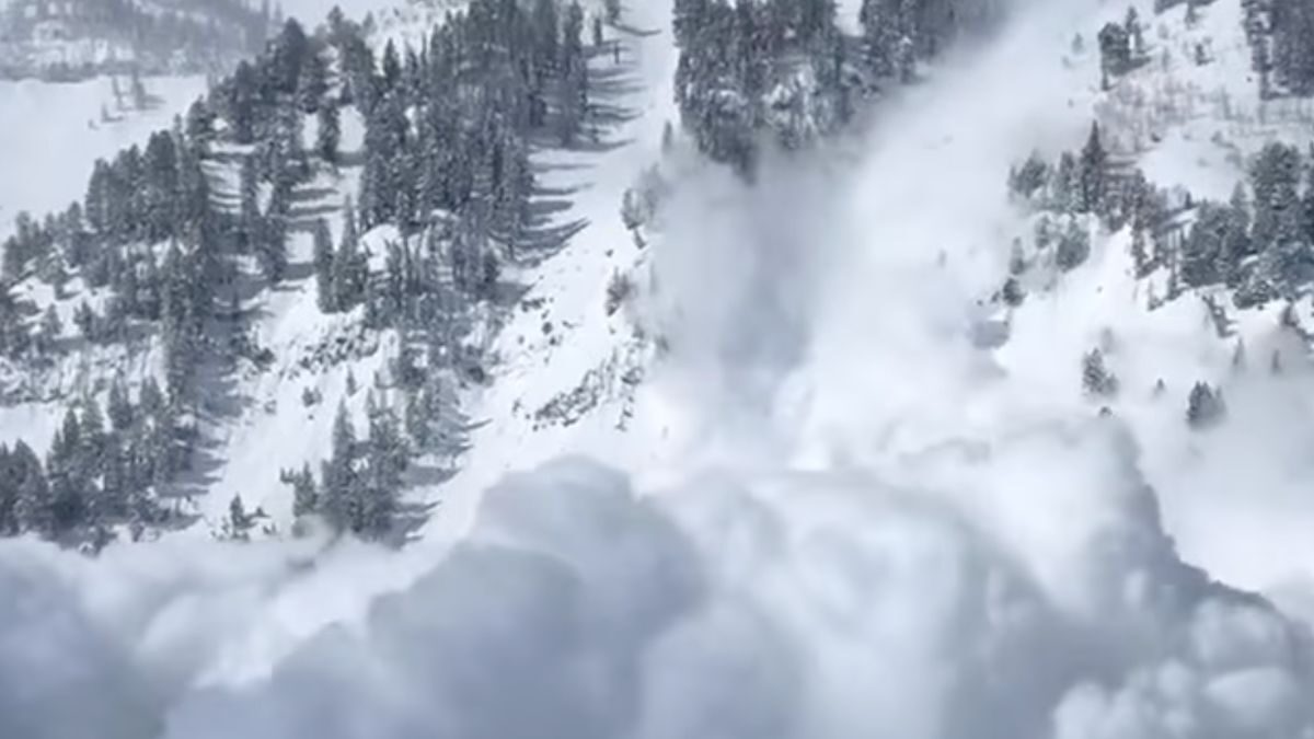 A powdercloud avalanche was recorded by skiers in the Provo mountains on March 27, 2023.