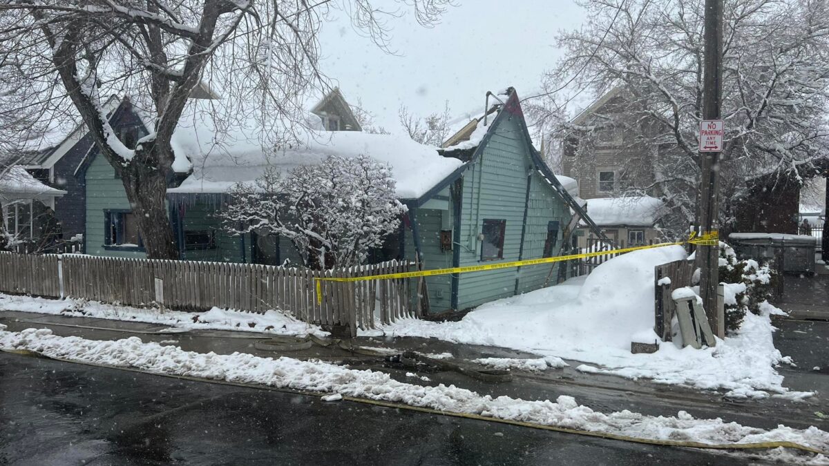 Park Ave. home roof collapse