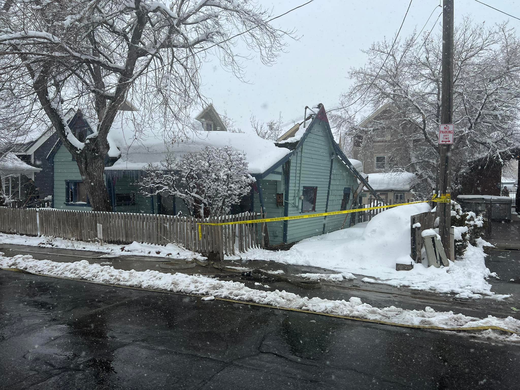 Park Ave. home roof collapse