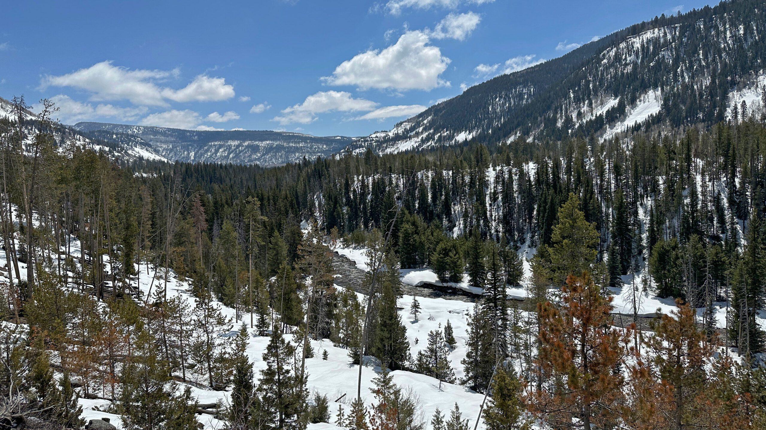 Provo River Overlook off Mirror Lake Byway.