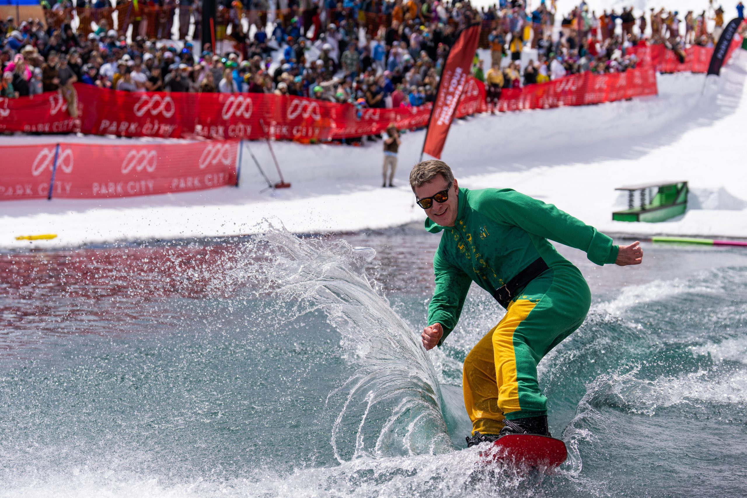 Park City Mountain celebrates spring with the 2nd Annual Eagle Super Pond Championship.