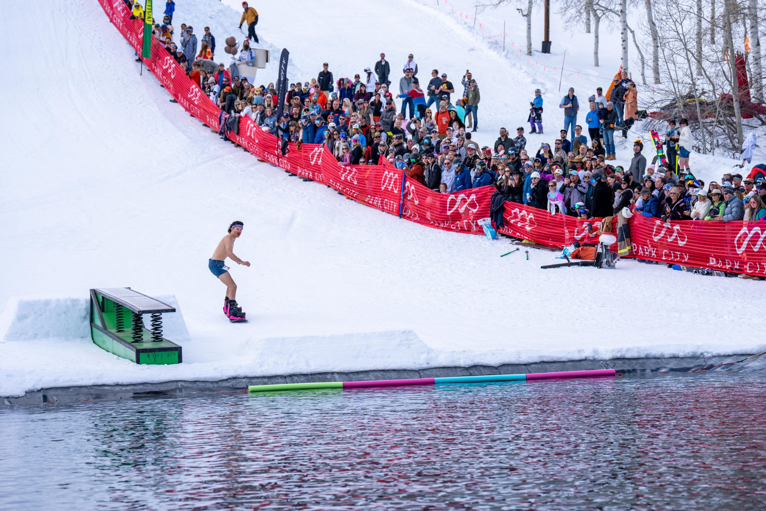 Park City Mountain celebrates spring with the 2nd Annual Eagle Super Pond Championship.