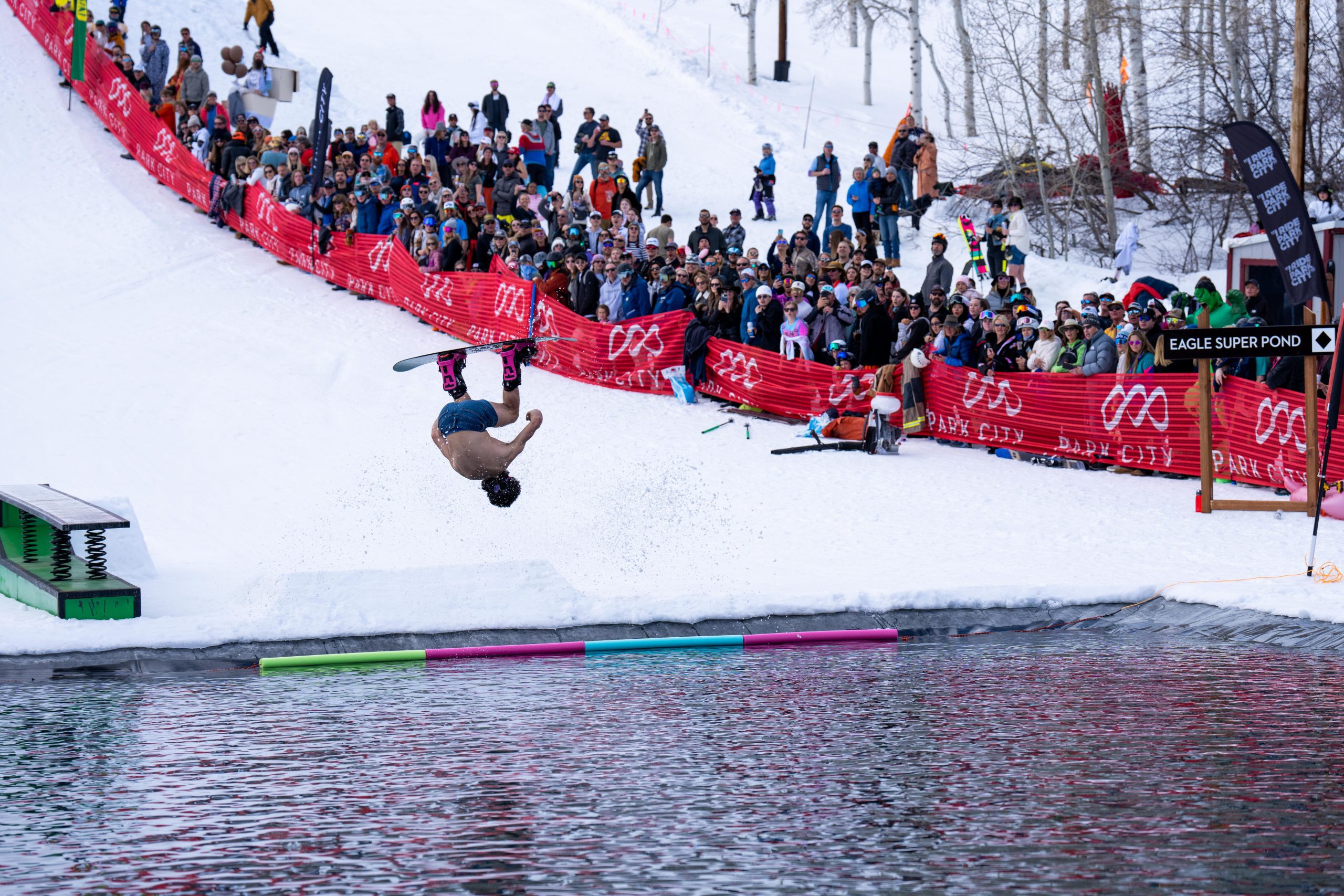 Park City Mountain celebrates spring with the 2nd Annual Eagle Super Pond Championship.