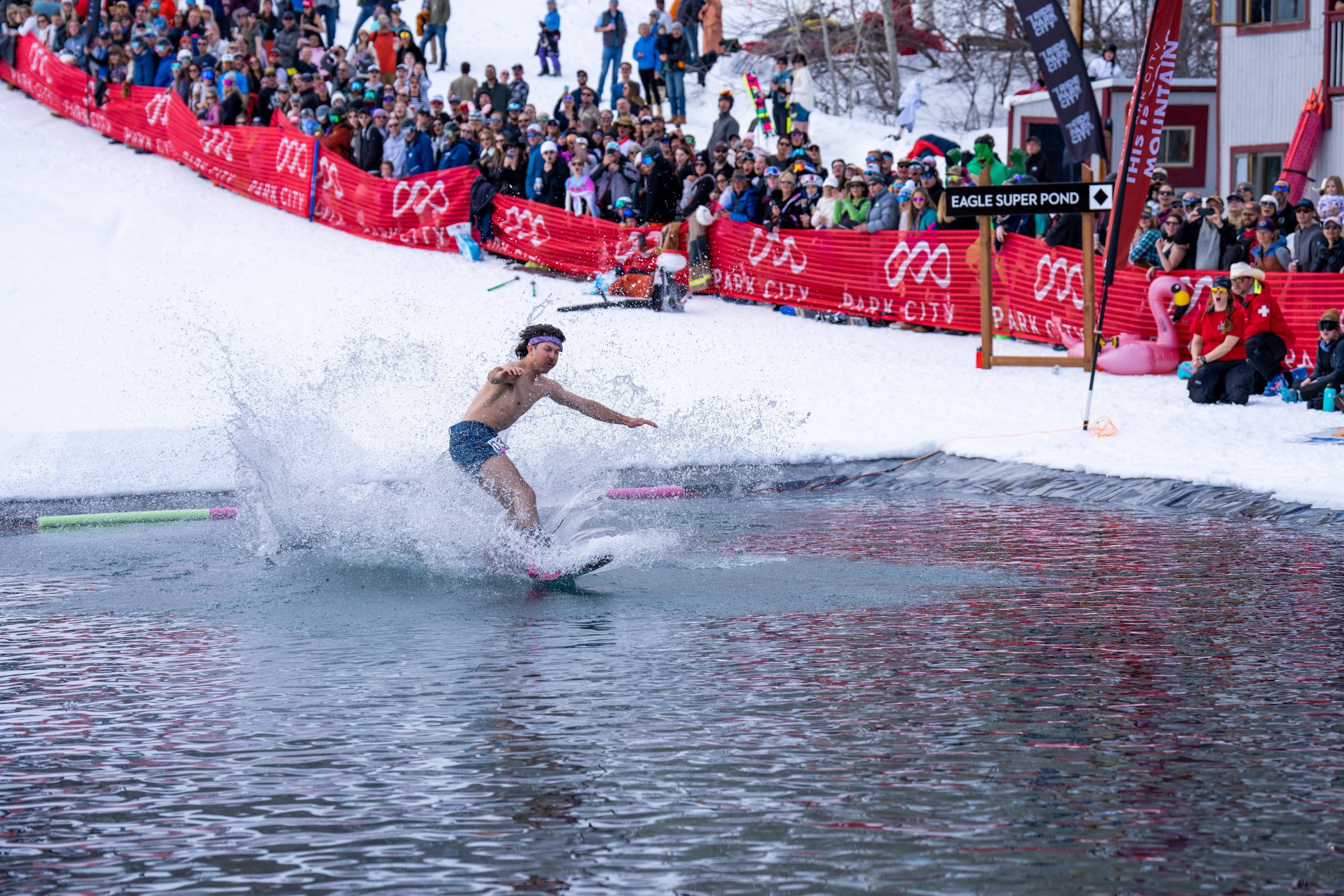 Park City Mountain celebrates spring with the 2nd Annual Eagle Super Pond Championship.