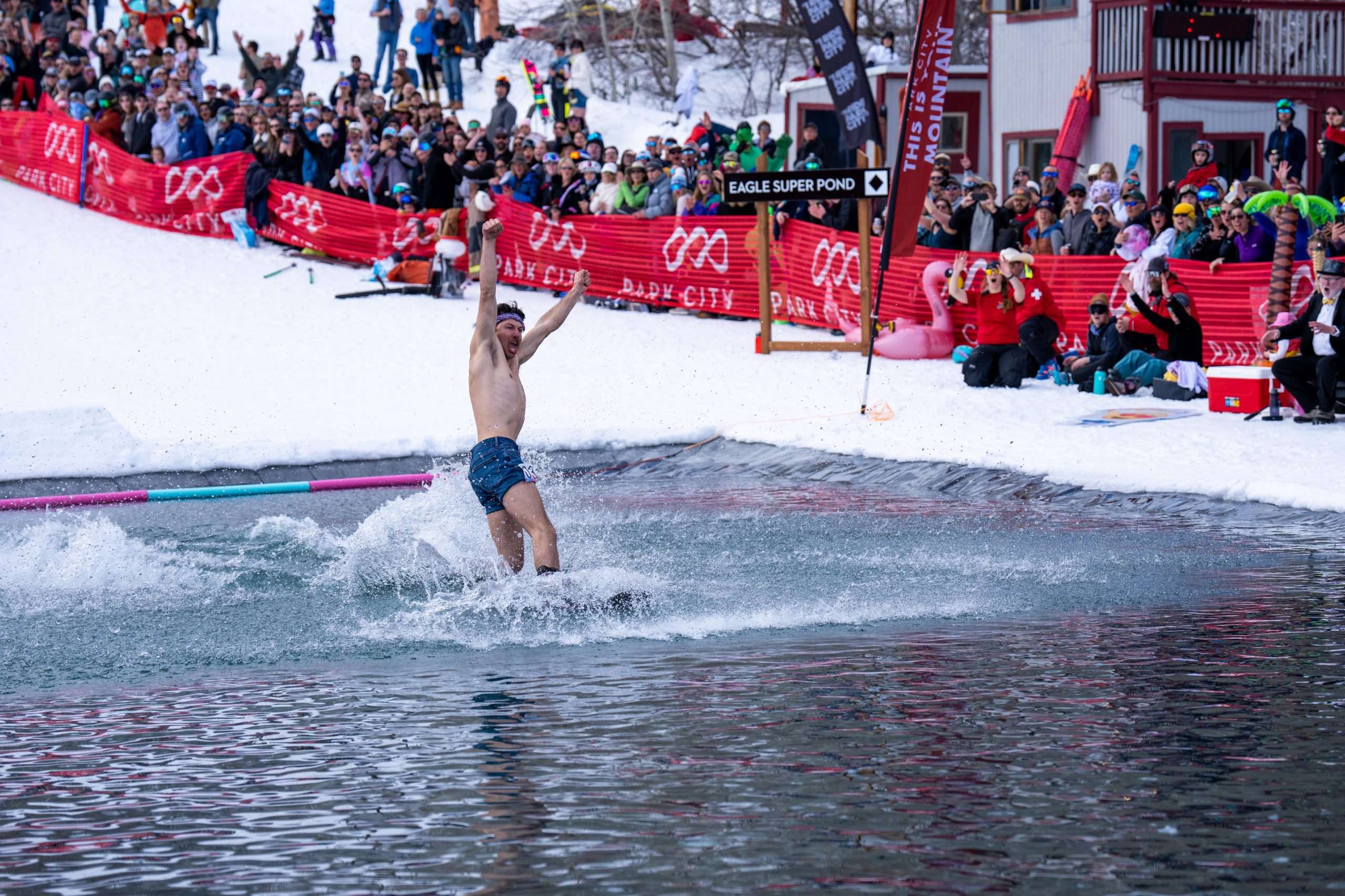 Park City Mountain celebrates spring with the 2nd Annual Eagle Super Pond Championship.