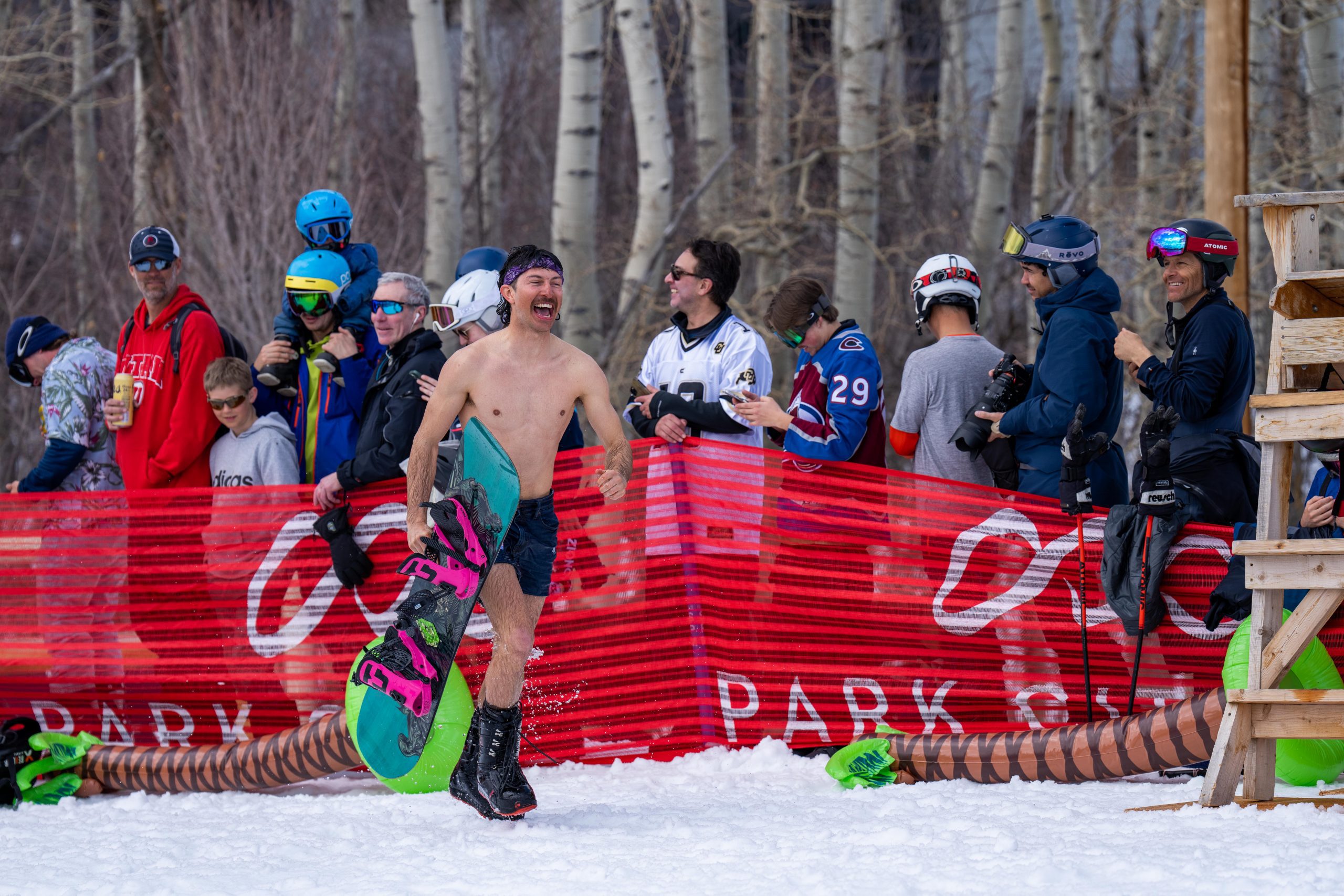 Park City Mountain celebrates spring with the 2nd Annual Eagle Super Pond Championship.