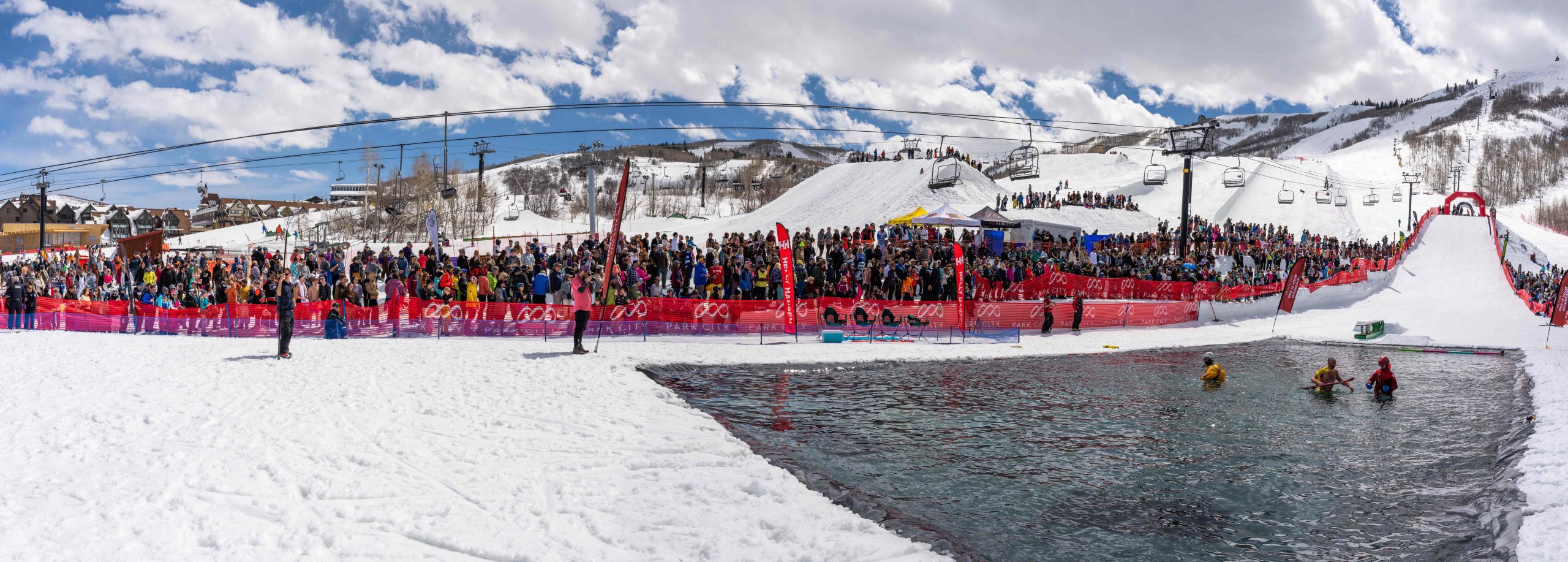 Park City Mountain celebrates spring with the 2nd Annual Eagle Super Pond Championship.