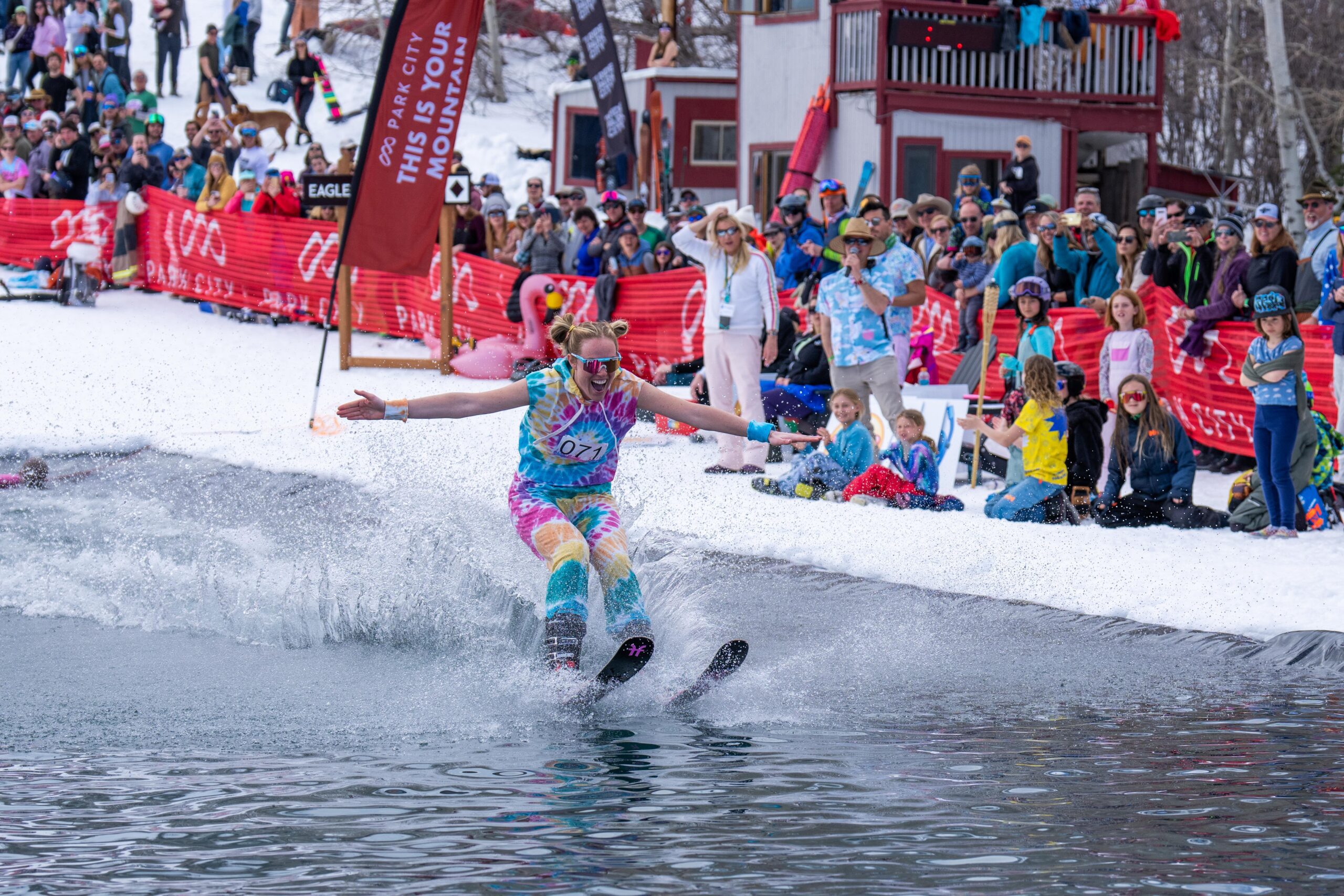 Park City Mountain celebrates spring with the 2nd Annual Eagle Super Pond Championship.