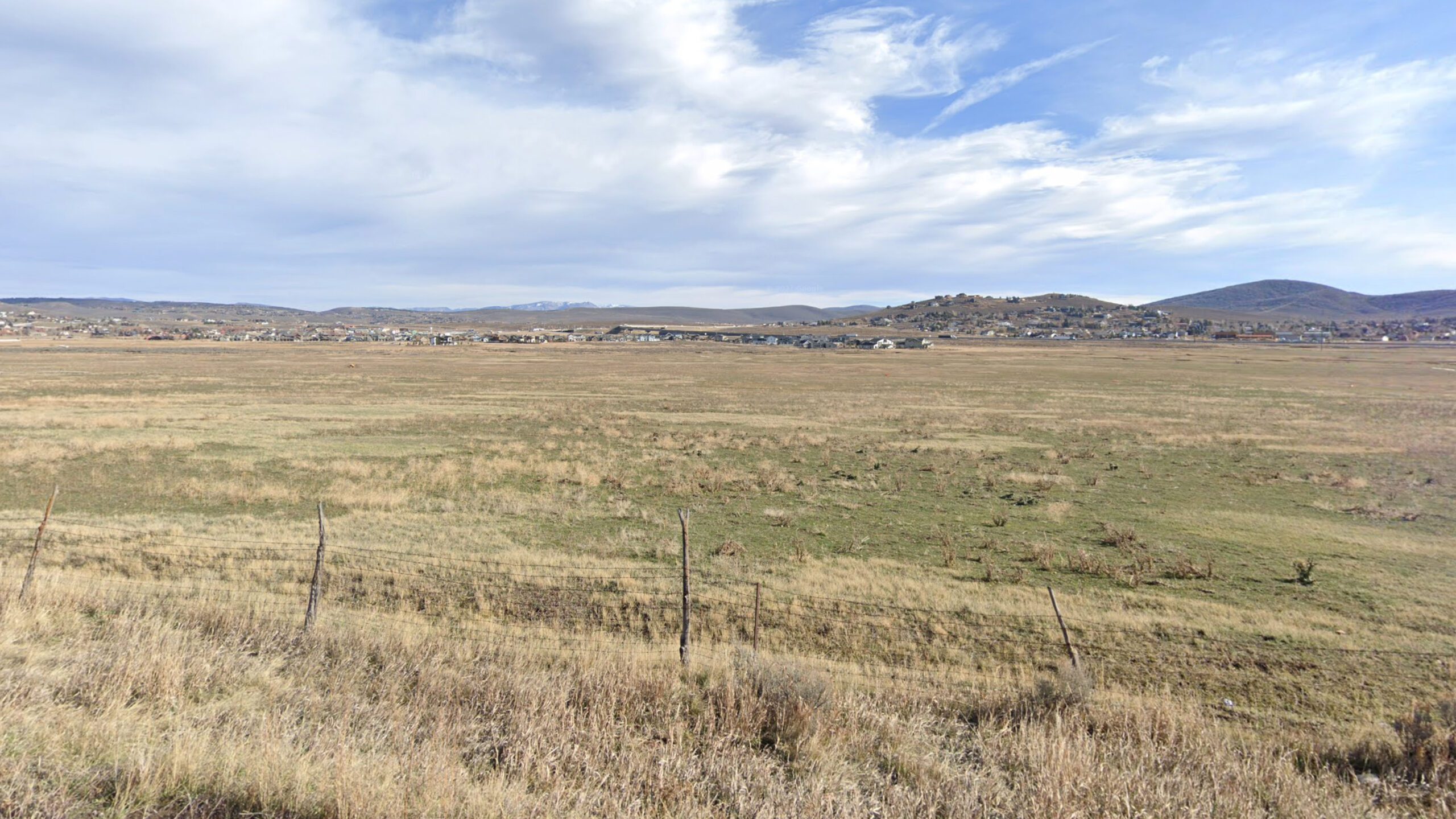 A look from Bitner Ranch Road toward what could be the location of a Pony Express Park.