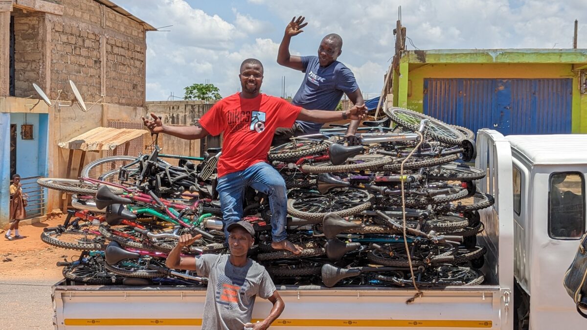 The Village Bicycle Project hopes to gather more than 100 bikes for Sierra Leone again this year. Photo by Village Bicycle Project
