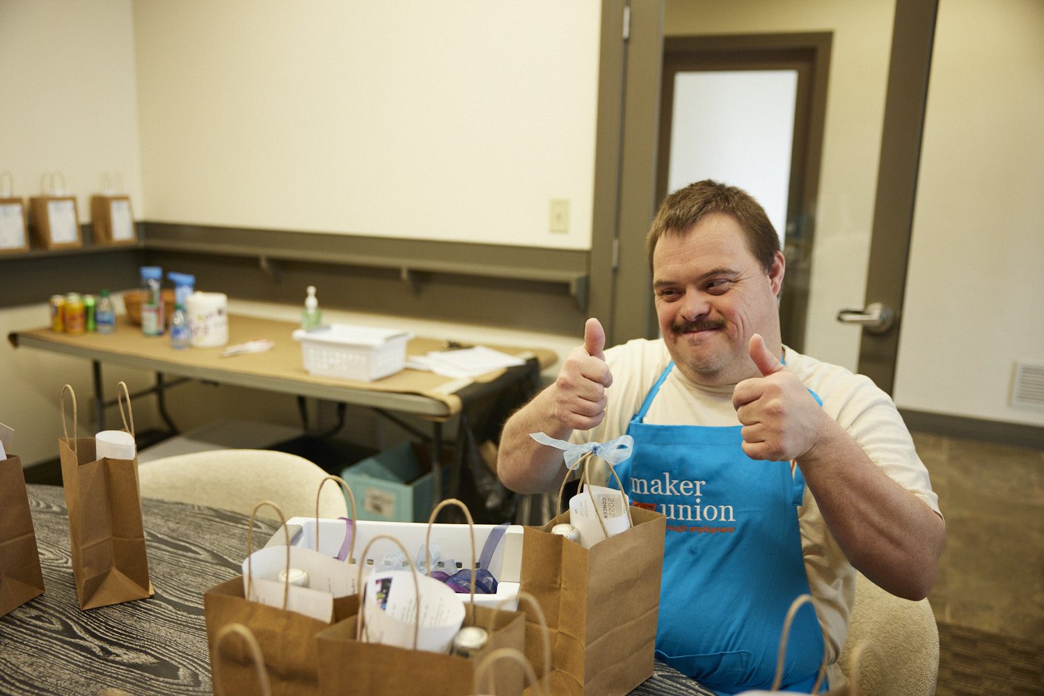 Maker Union employs adults with disabilities.