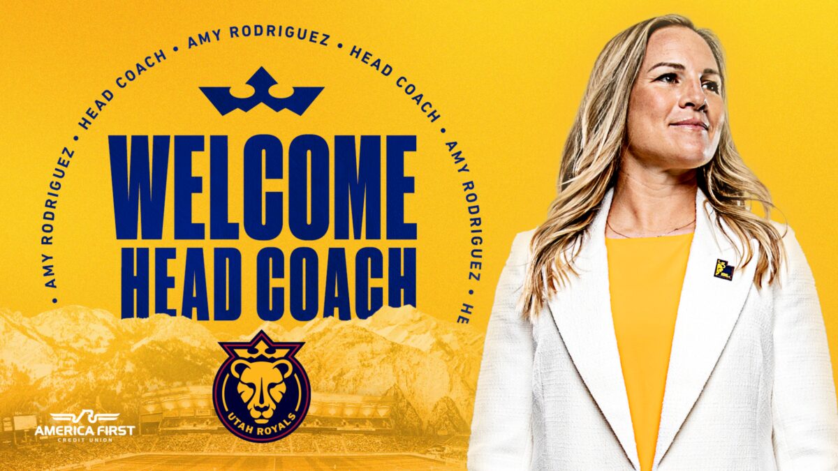 Amy Rodriguez named head coach of Utah Royals FC.