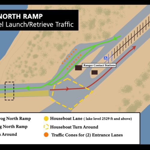 Lake Powell's Bullfrog North Ramp now operable for houseboats and