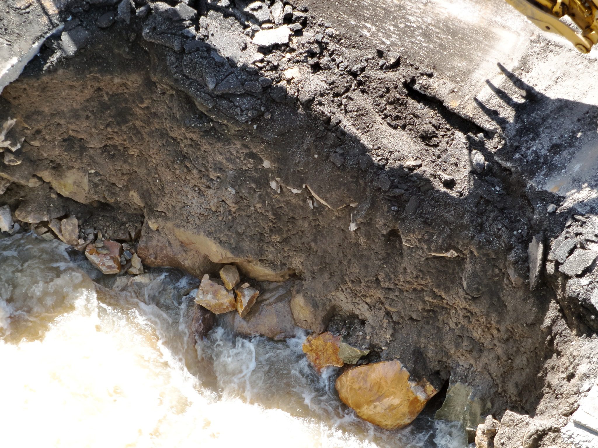 Just east of the mouth of Ogden Canyon, Highway 39 will be closed indefinitely as part of the road has collapsed into the Ogden River.