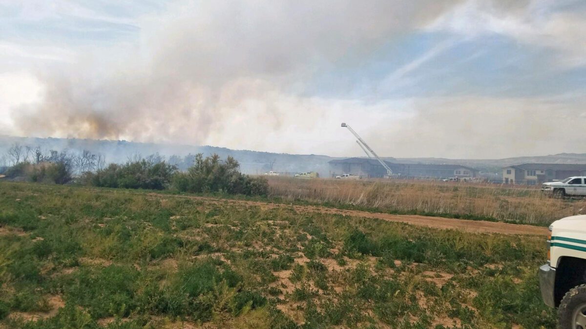 A wildfire in Washington County that burned a total of 40 acres.