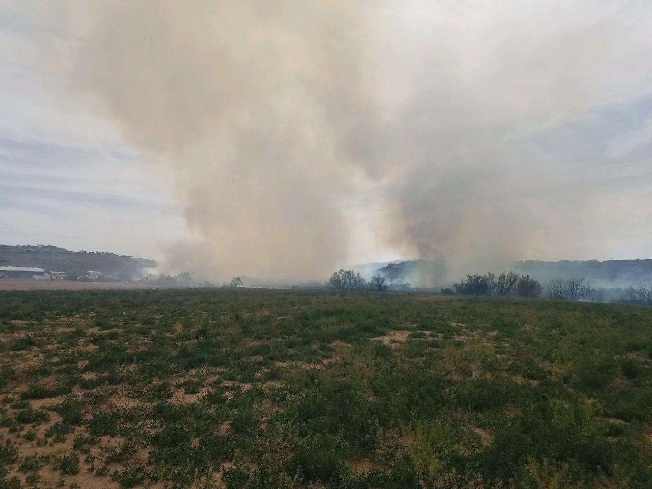 Image of wildfire in Washington County that burned a total of 40 acres.