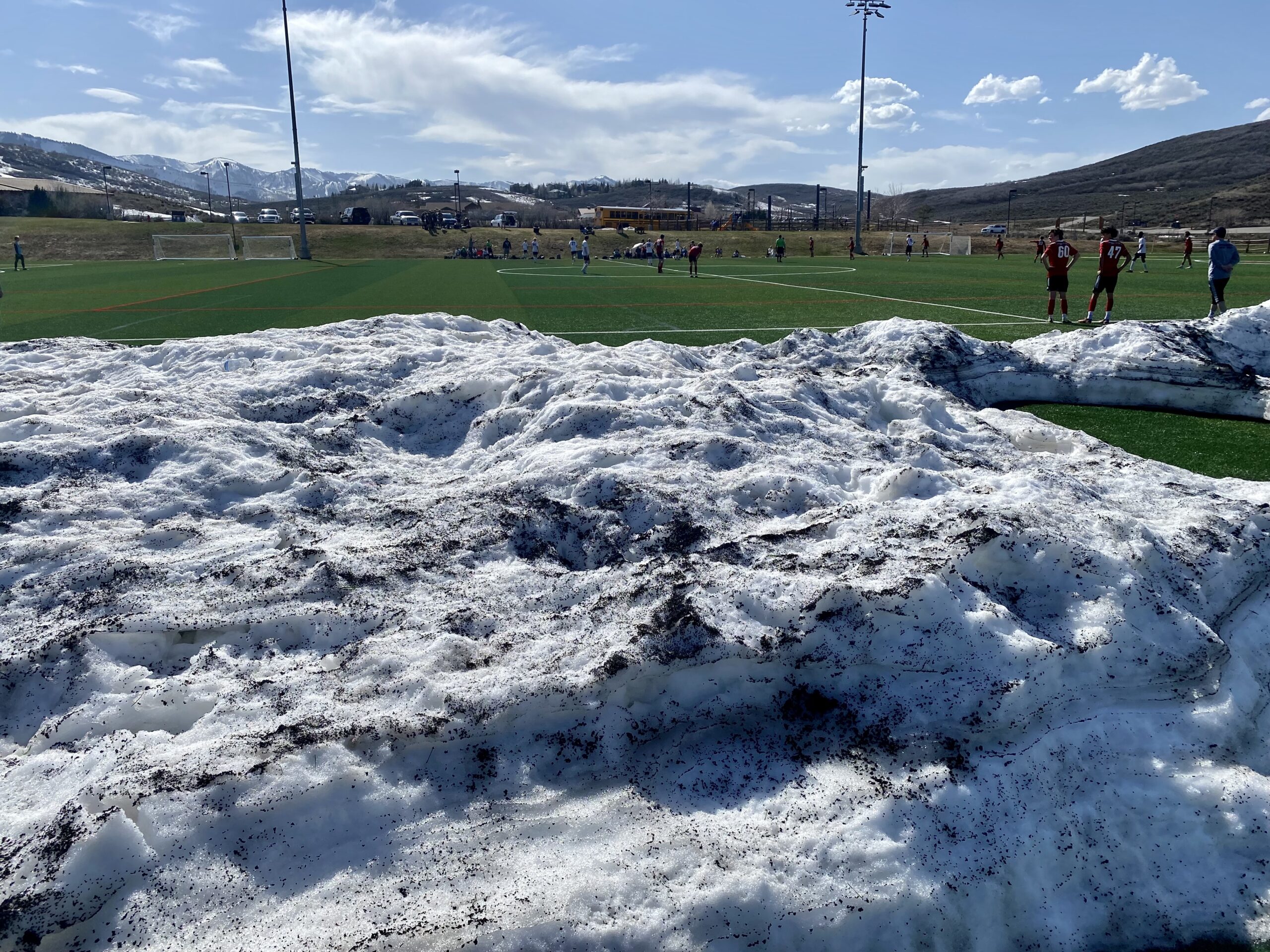 Quinns Jct. Turf Field. Miners Home Game.